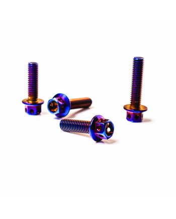 Titanium Allen Motorcycle Bolt Button Head Socket Titanium Screw With Washer
